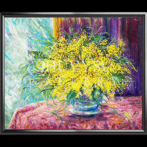 Mimosa in the Living Room