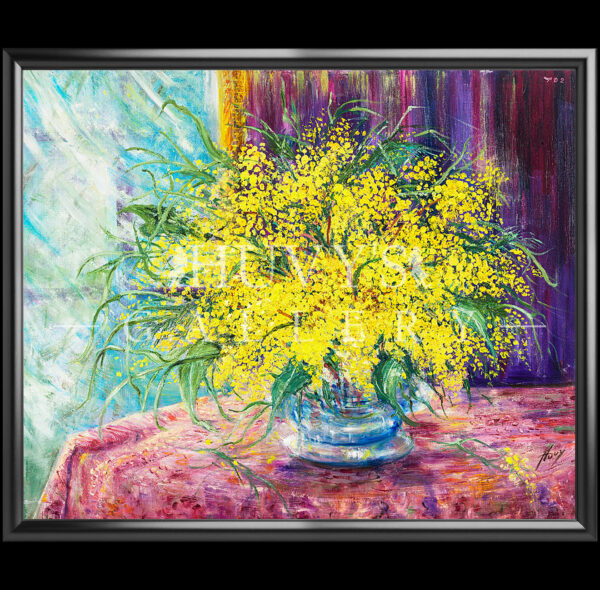 Mimosa in the Living Room