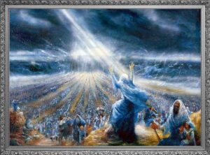 The Twelve Tribes Crossing the Red Sea